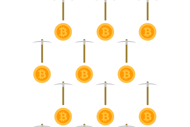 mining-bitcoin-seamless-pattern