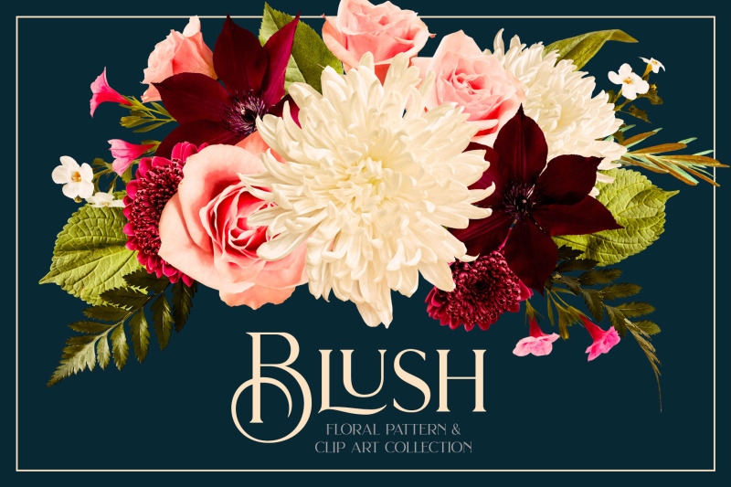 blush-floral-patterns-amp-clipart-collection