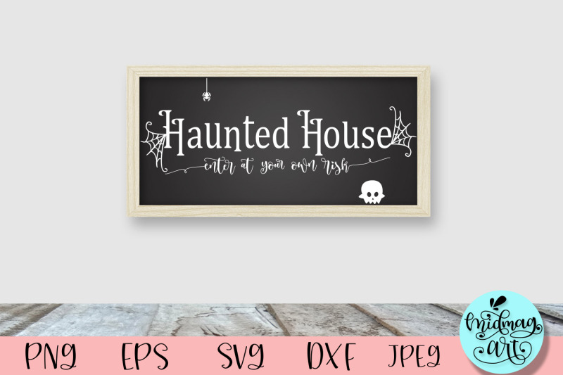 haunted-house-wood-sign-svg-halloween-wood-sign-svg