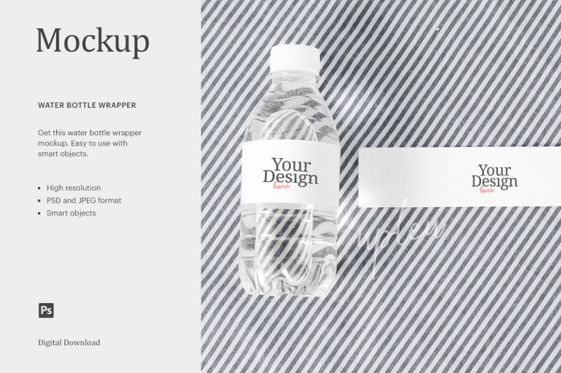 water-bottle-wrapper-with-table-tent-mockup
