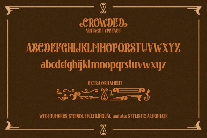crowded-vintage-font