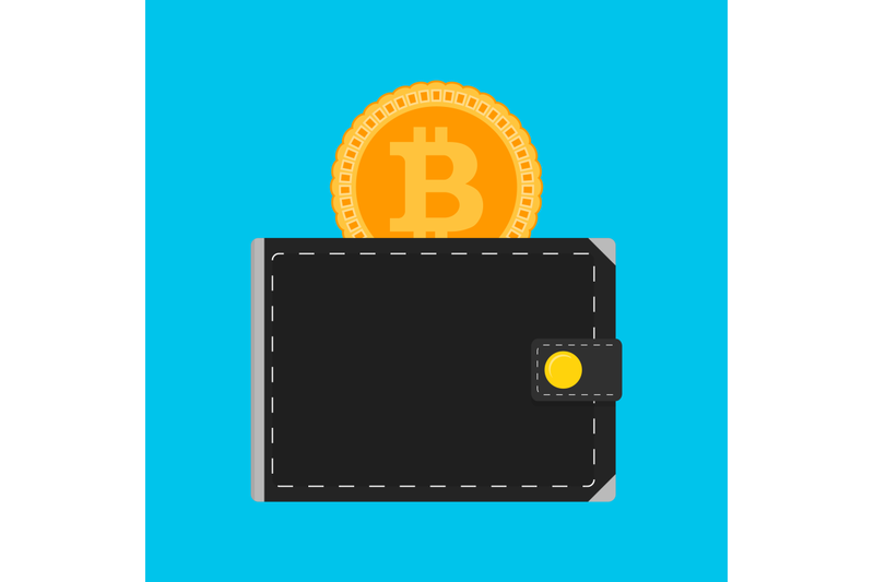 bitcoin-wallet-isolated-flat