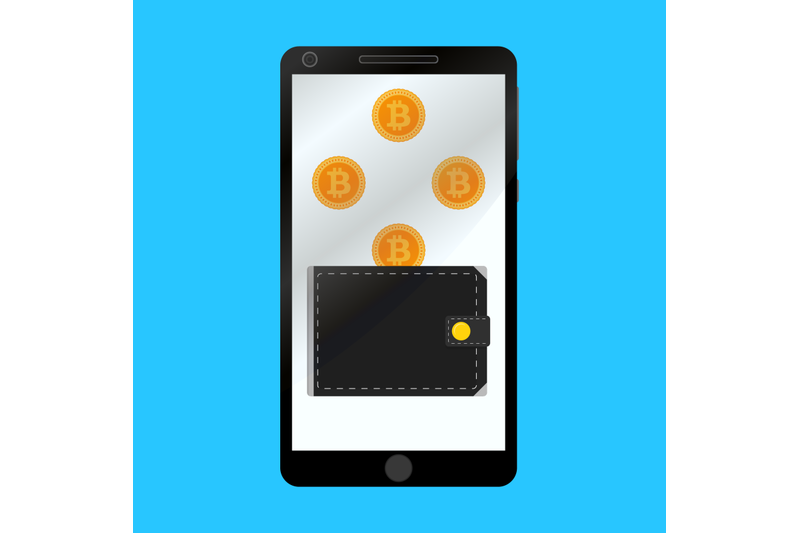 wallet-for-crypto-bitcoin-in-smartphone-isolated-flat