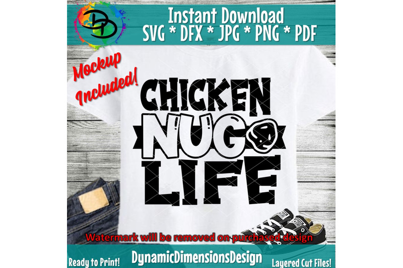 Download Chicken Nug Life SVG, SVG cut file, Funny Boy SVG, Boy ...