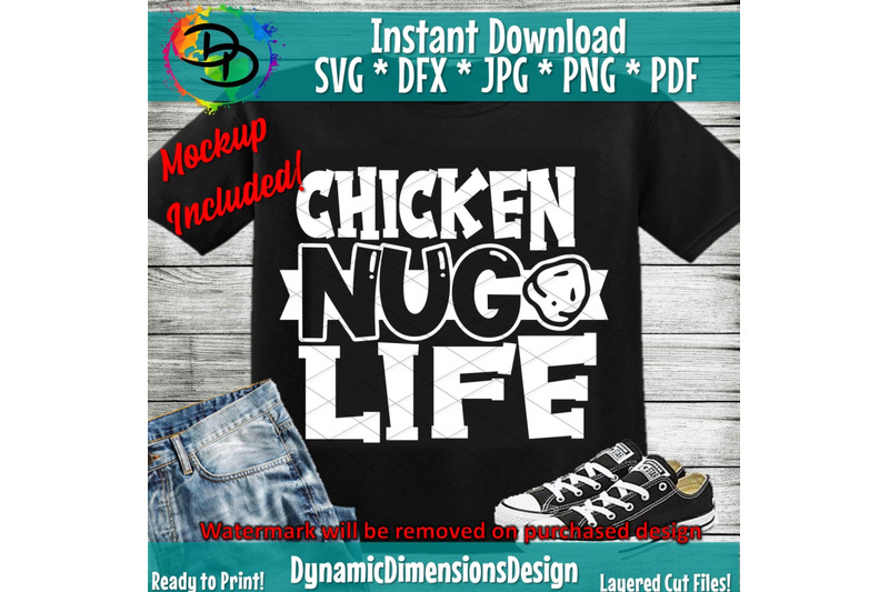 chicken-nug-life-svg-svg-cut-file-funny-boy-svg-boy-shirt-svg-chic