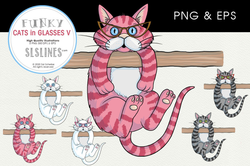 hanging-cats-with-glasses-png-amp-eps