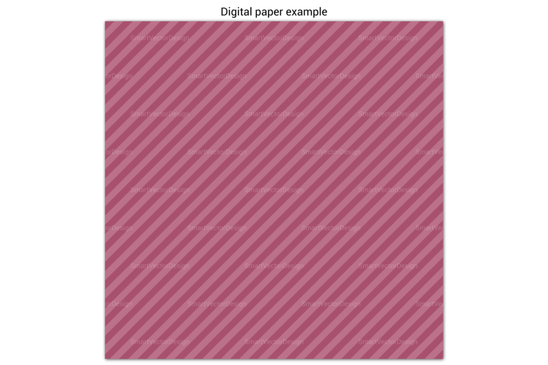 Very Thin Diagonal Stripes Digital Paper - 250 Colors Tinted By ...