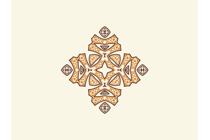 ornament-abstract-brown-color-design