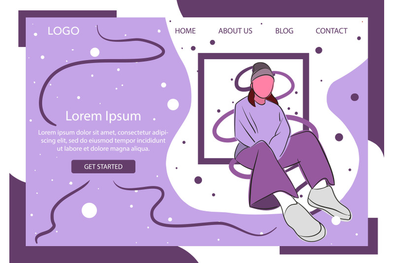 landing-page-fashion-purple-clothes