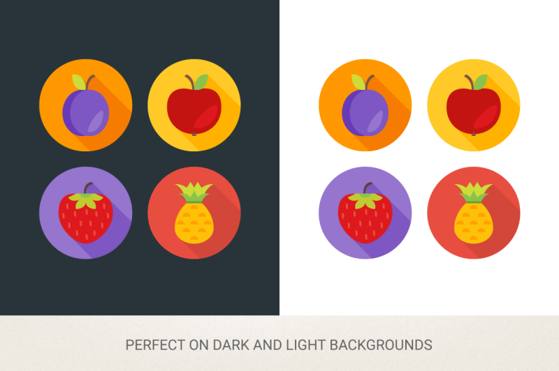 round-fruits-icons