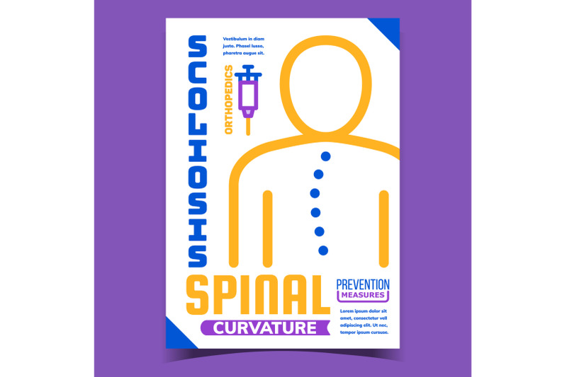 spinal-curvature-ill-advertising-banner-vector