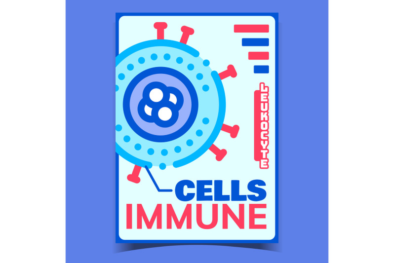 immune-cells-creative-advertising-banner-vector