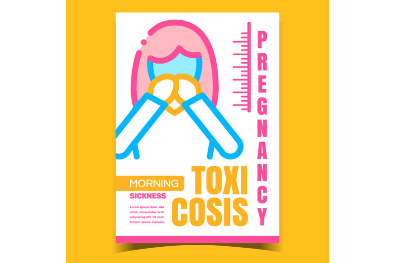 pregnancy-toxicosis-advertising-banner-vector