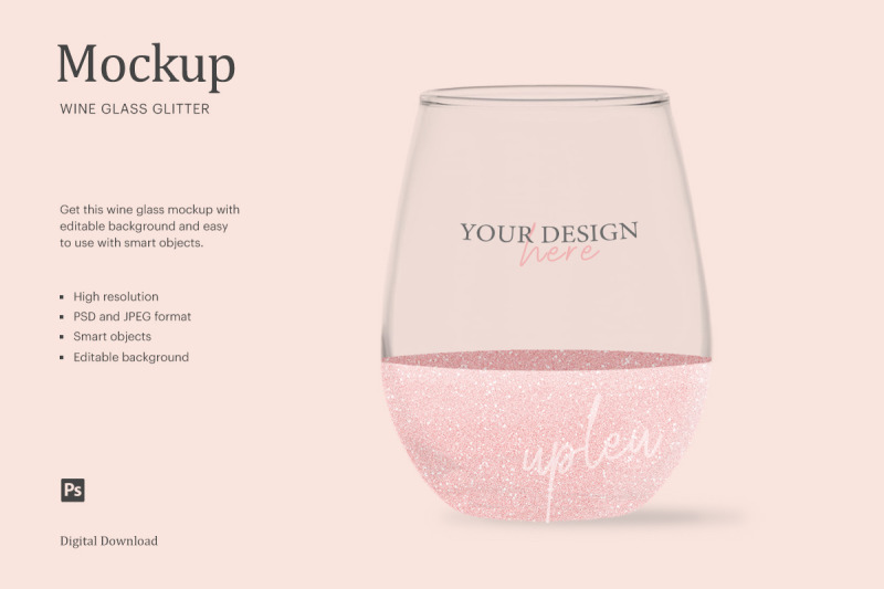 stemless-wine-glass-with-glitter-mockup-wine-glass