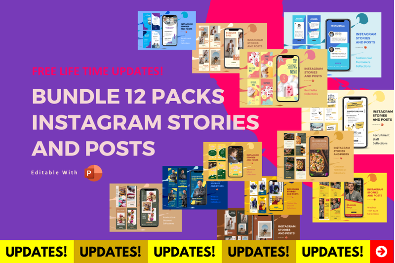 best-deal-12-bundle-instagram-stories-and-posts-for-content-marketing