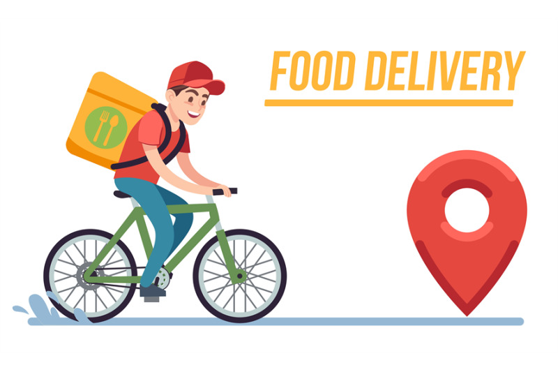bicycle-with-delivery-man-fast-courier-with-pizza-cyclist-rides-on-r