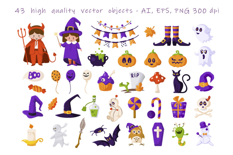 halloween-night-cute-vector-set