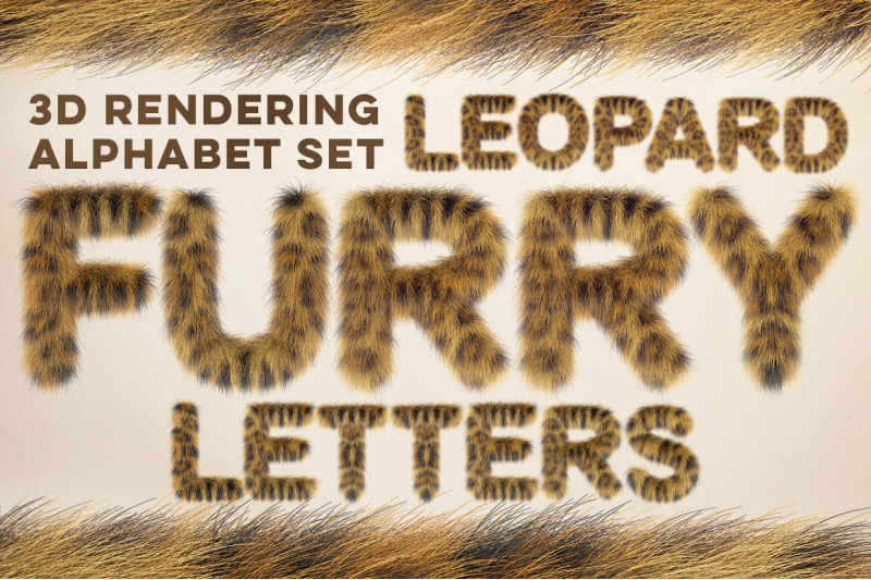3d-leopard-furry-letters-pack