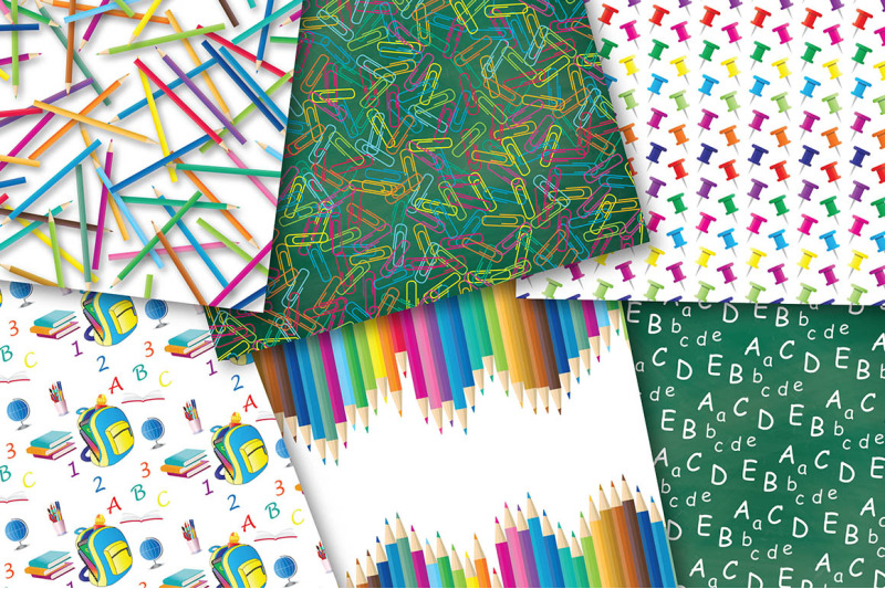 welcome-back-to-school-digital-papers-teacher-scrapbooking-papers-cl