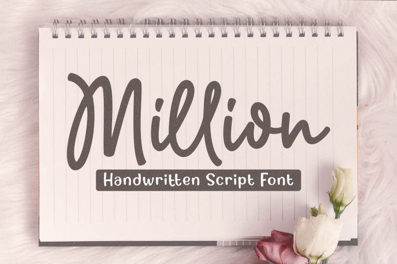 million-handwritten-script-font