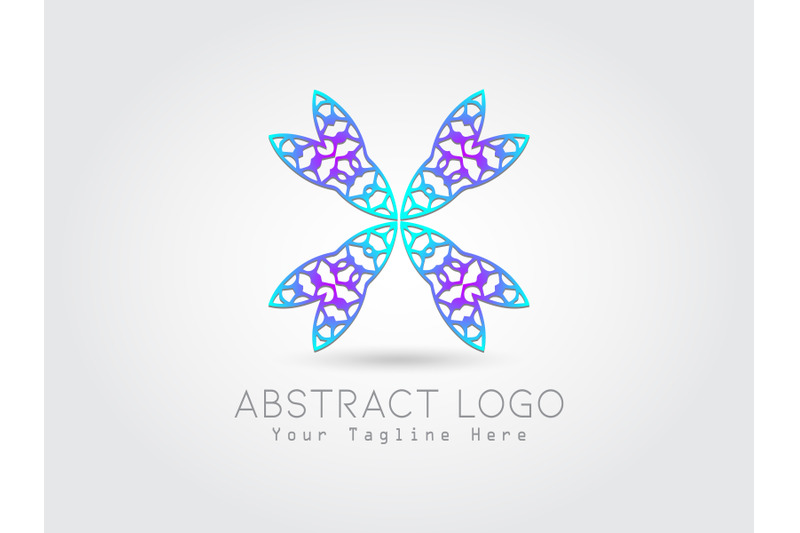 logo-abstract-gradation-blue-purlpe-color