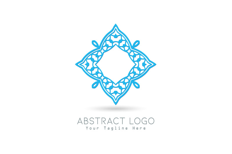 logo-abstract-blue-color-design