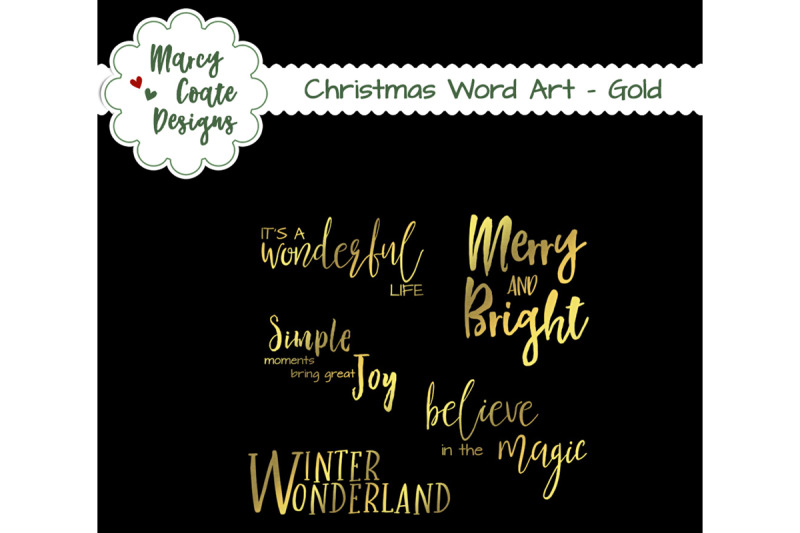 christmas-gold-words-clipart