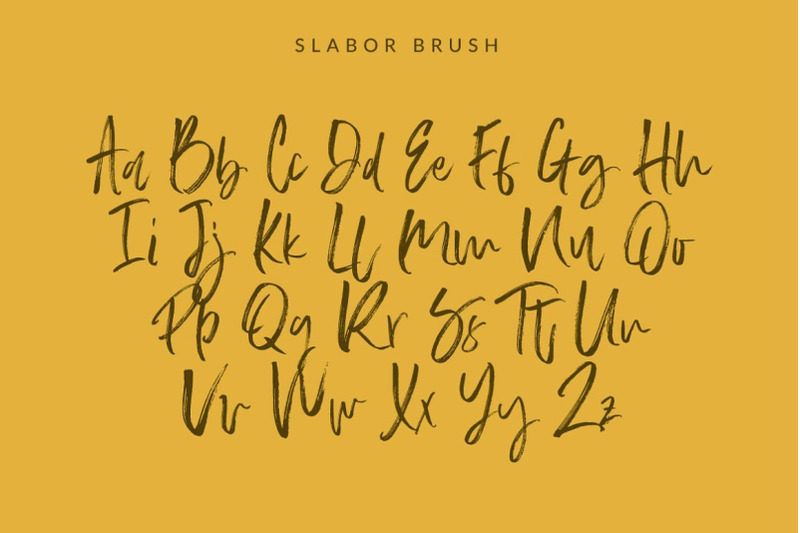 slabor-brush-font