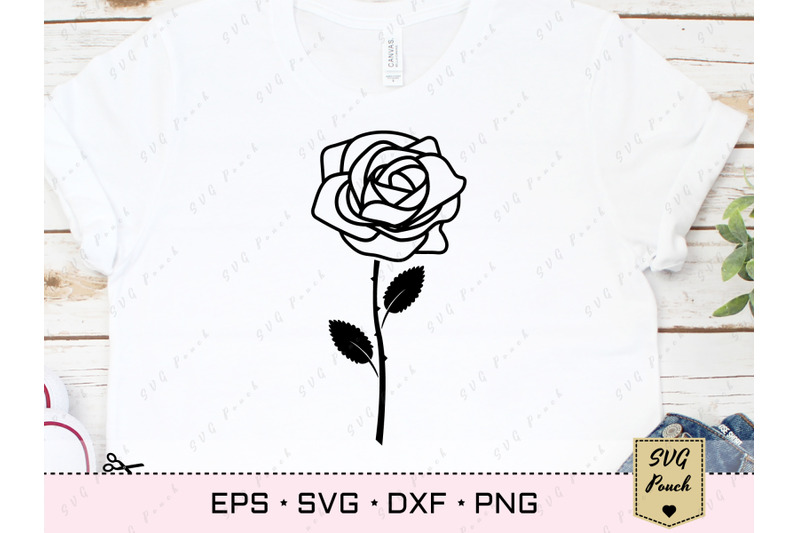 roses-silhouettes-svg