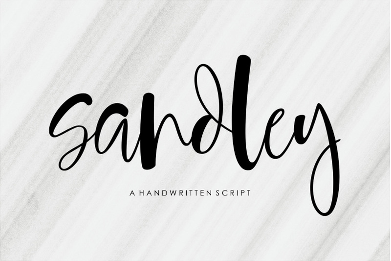 sandley-handwritten-script-font