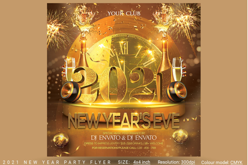 2022-new-year-party-flyer