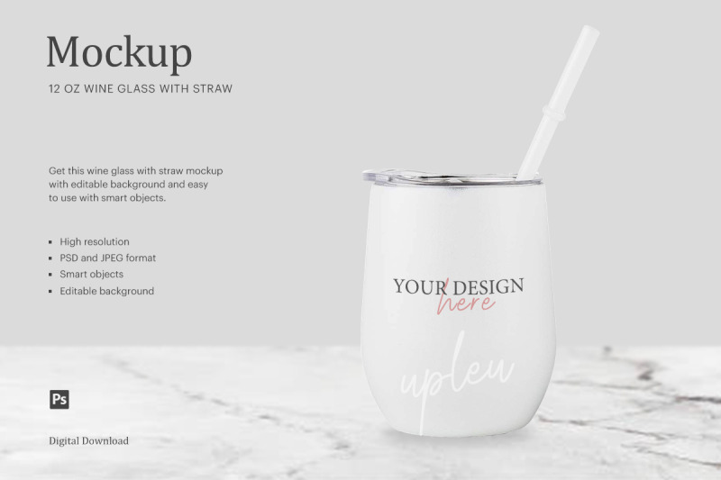 12oz-white-insulated-wine-glass-with-straw-mockup