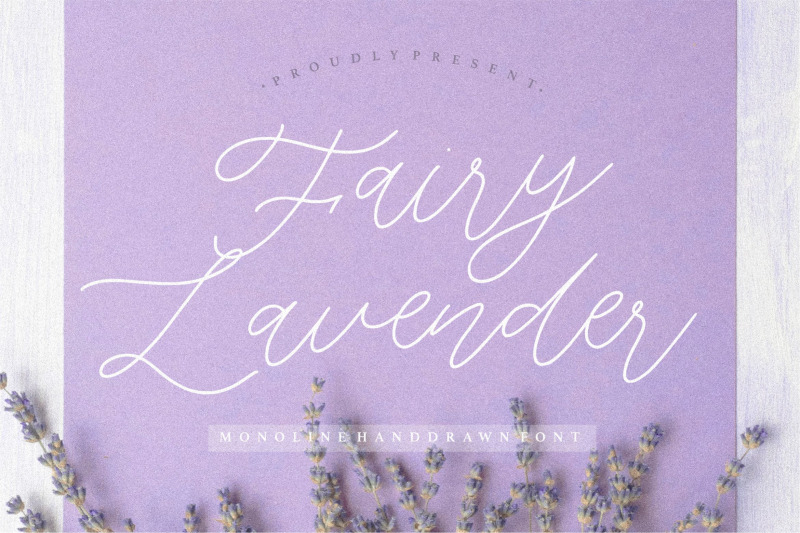 fairy-lavender-monoline-handdraw-font