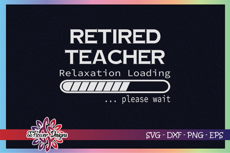 retired-teacher-svg-relaxation-loading-svg-loading-bar-svg-teacher