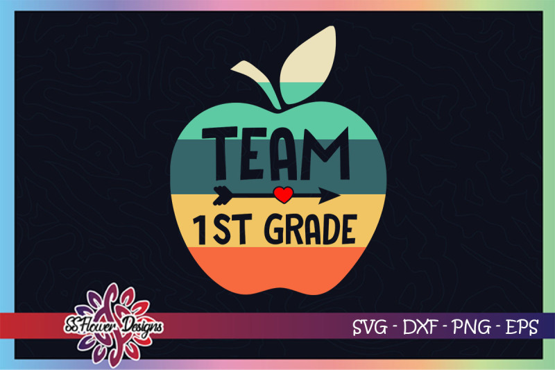 team-first-grade-svg-apple-svg-back-to-school-svg-retro-teacher