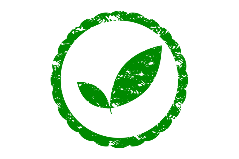 rubber-stamp-eco-and-bio-green-leaf