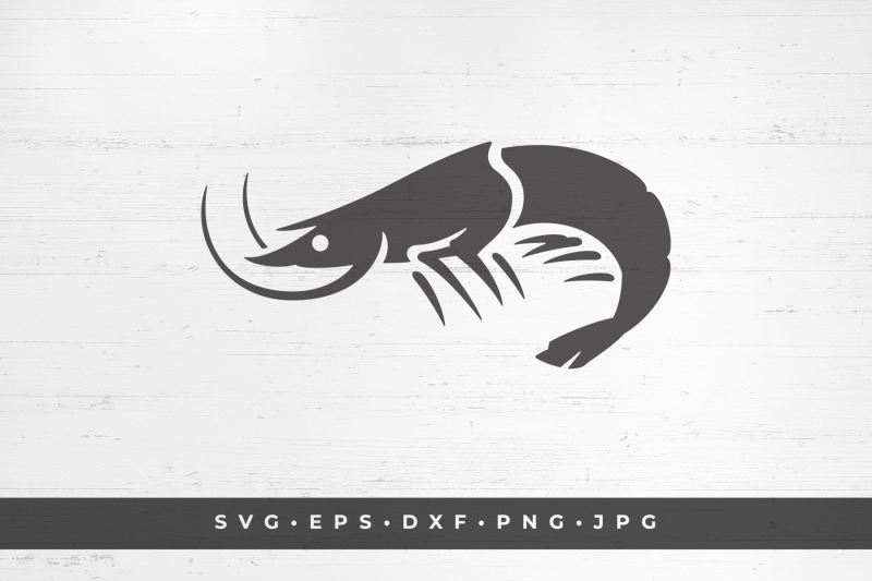 shrimp-seafood-silhouette-vector-illustration