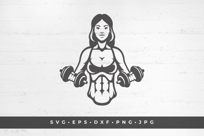 woman-bodybuilder-lifting-dumbbells-silhouette