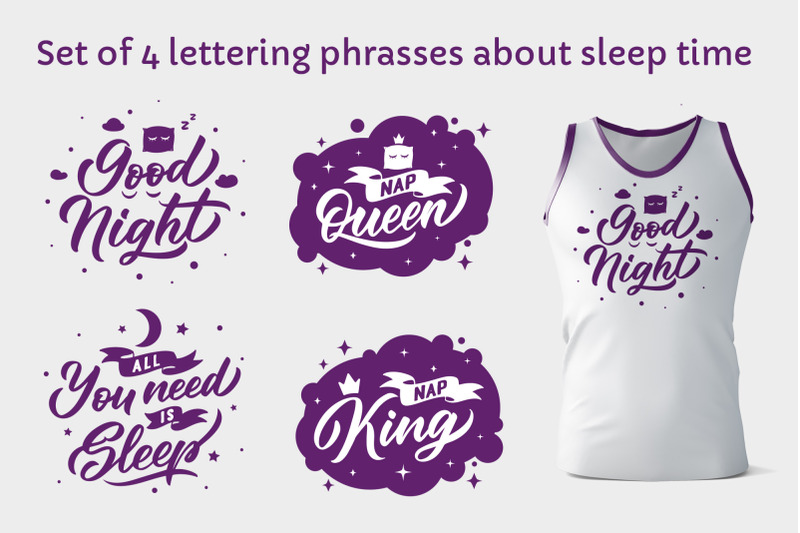 sleep-time-lettering-phrases