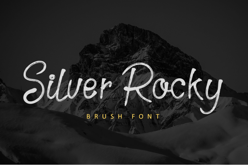 silver-rocky-brush-font