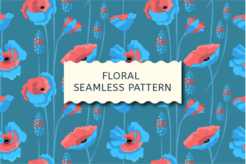 floral-pattern-blue-coral-color-flowers