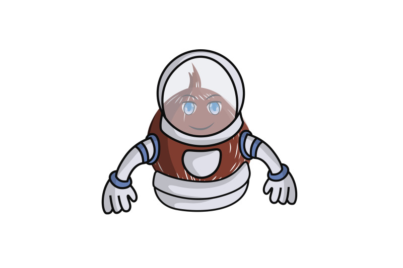 coconut-fruit-astronaut-cartoon-character