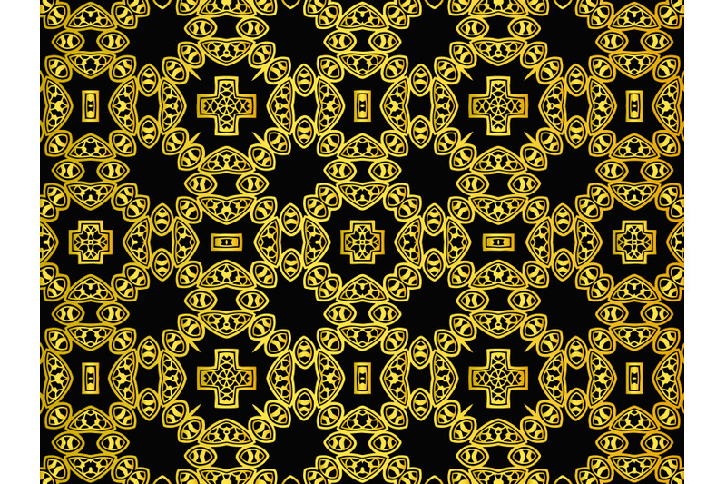 pattern-abstract-gold-color-element-design