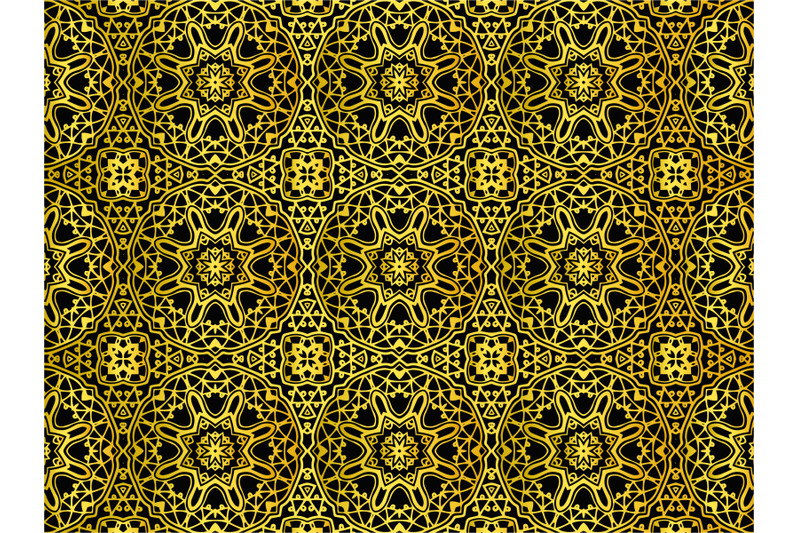 pattern-abstract-gold-color-star-element