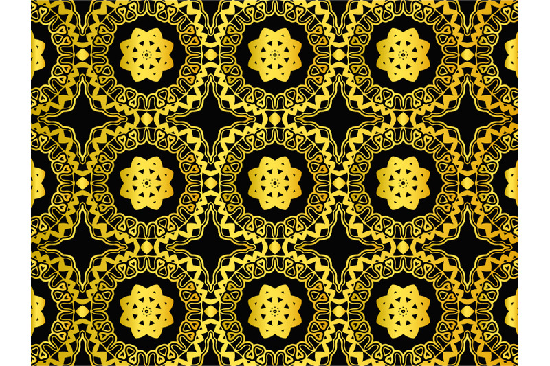 pattern-abstract-gold-color-ethnic-design