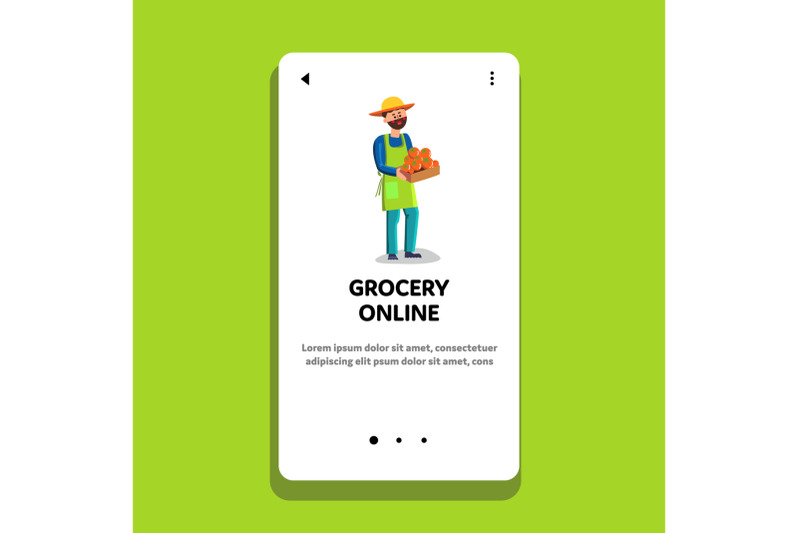 grocery-online-store-and-food-delivery-vector