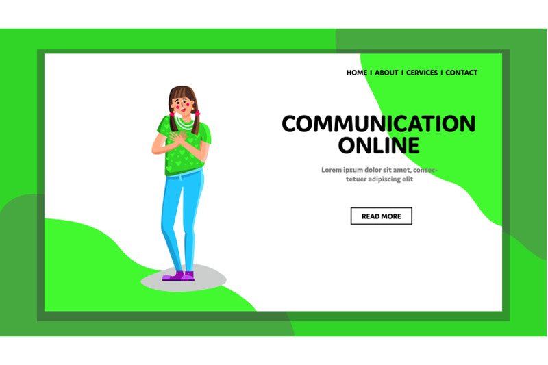communication-online-business-conference-vector-flat-illustration