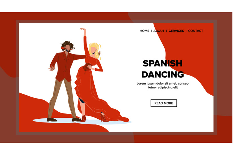 spanish-dancing-couple-dancers-boy-and-girl-vector