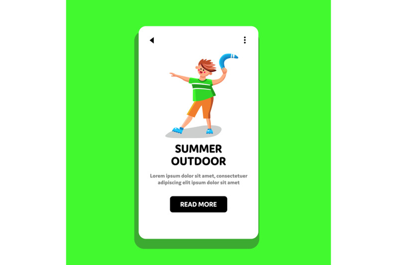 summer-outdoor-playing-device-hold-teen-vector
