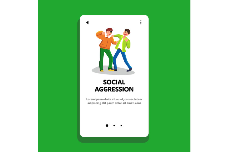 social-aggression-fighting-men-conflict-vector-illustration